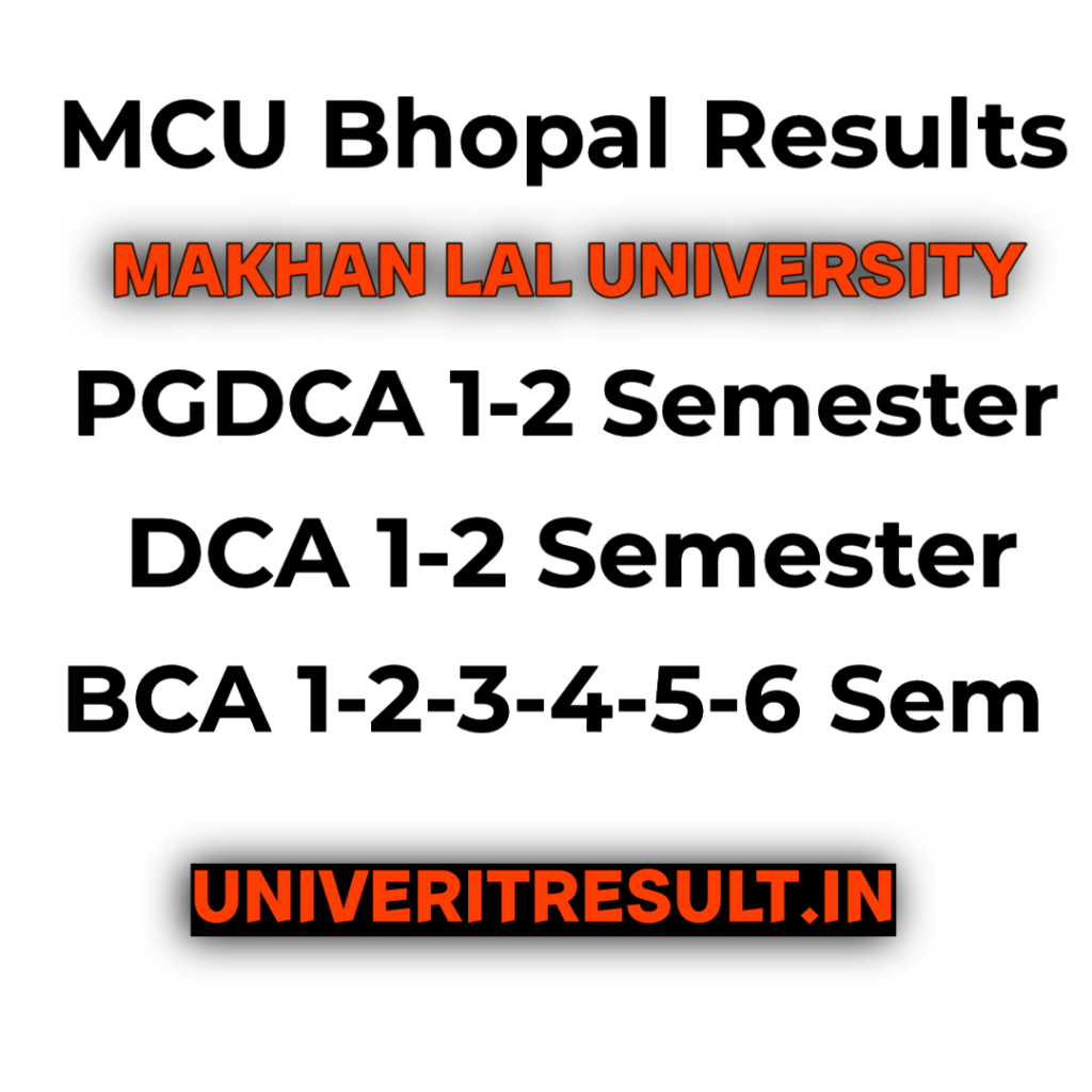 mcu bhopal result 2024